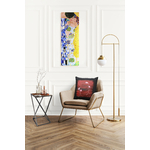 living klimt table coussin rouge