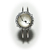 bracelet argent liseret