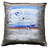 coussin bleu