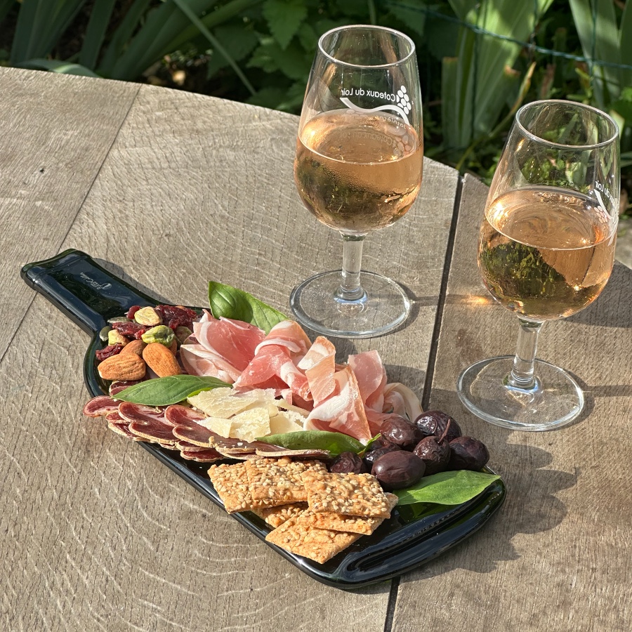 Plate Verte Bouteille/Service Ambiance Apéro/75cl/Plates Culotées