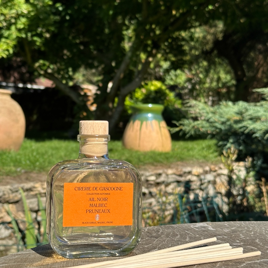Diffuseur de Parfum bâtonnets Malbec, Pruneaux, Ail Noir