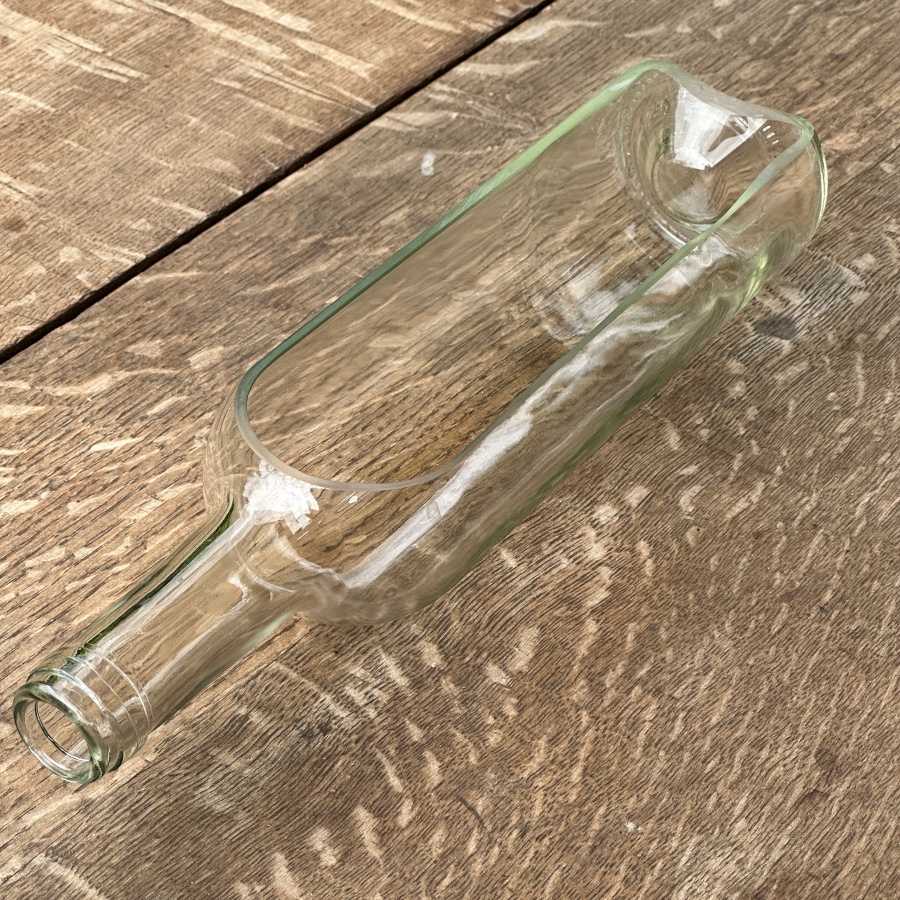 1/2 Bouteille recyclée/Service Ambiance Apéro/30cm/Plates