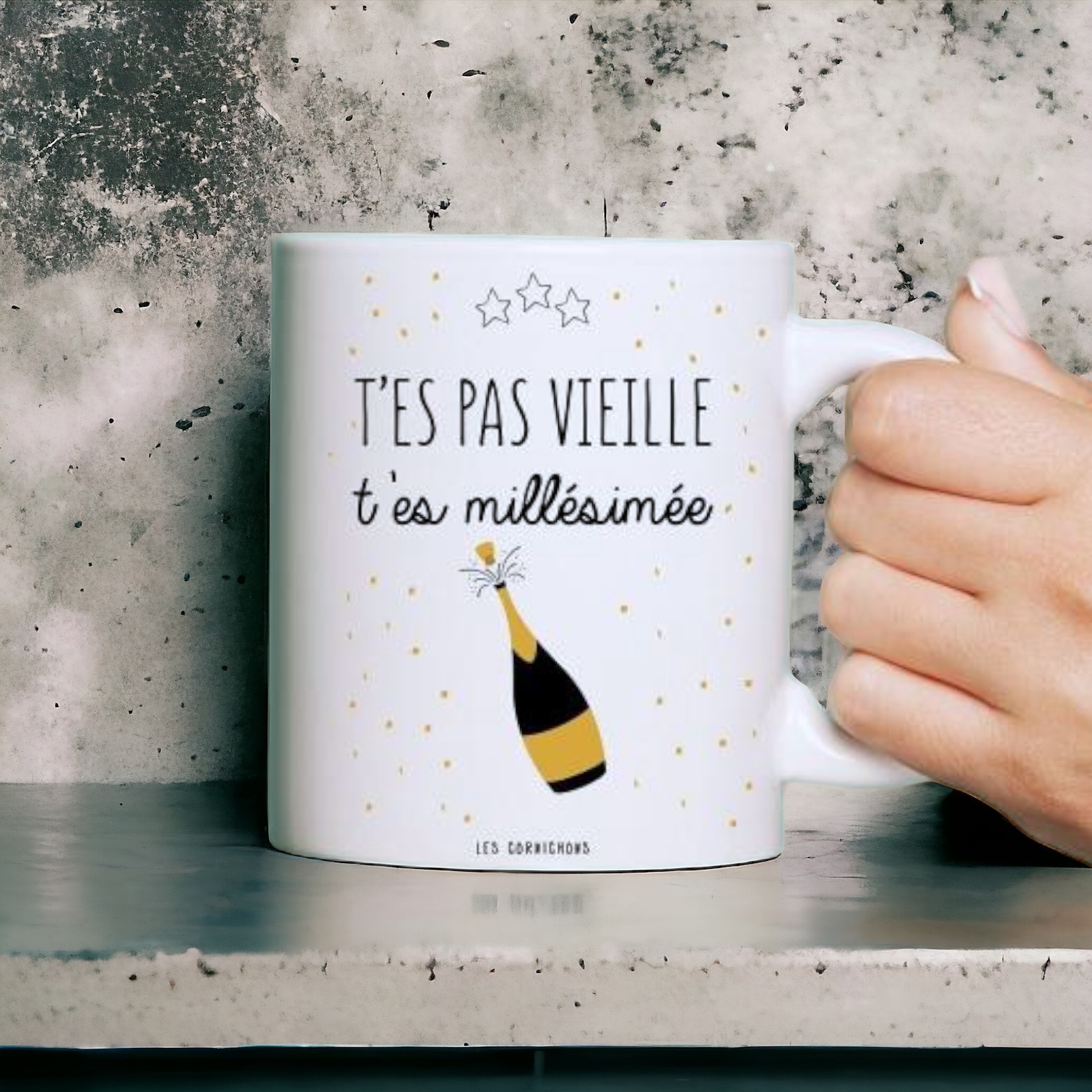 Mug blanc - Une Poitevine ne vieillit pas main image 1