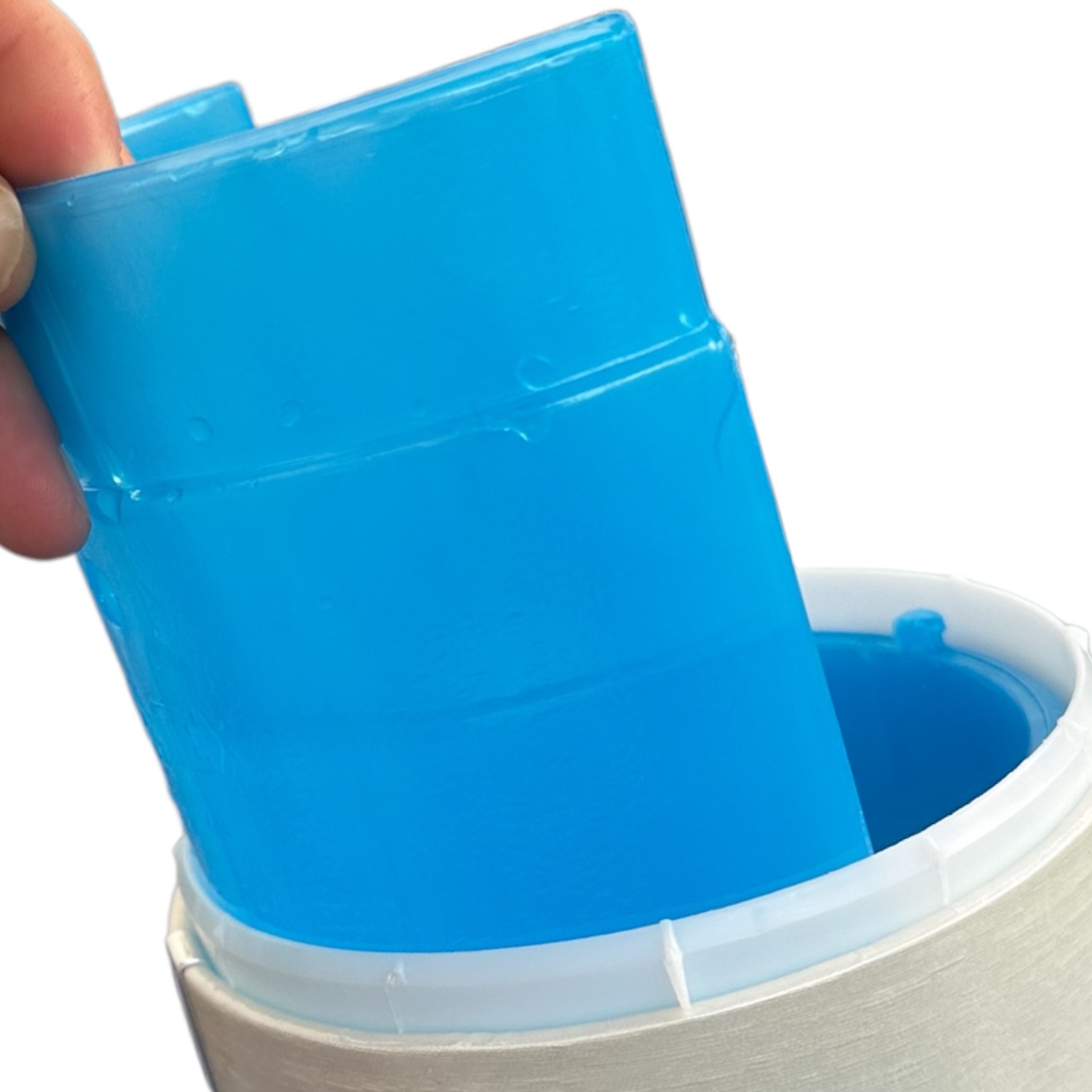 Rafraîchisseur Bouteille de Vin avec Pain de Glace, Bleu Nuit