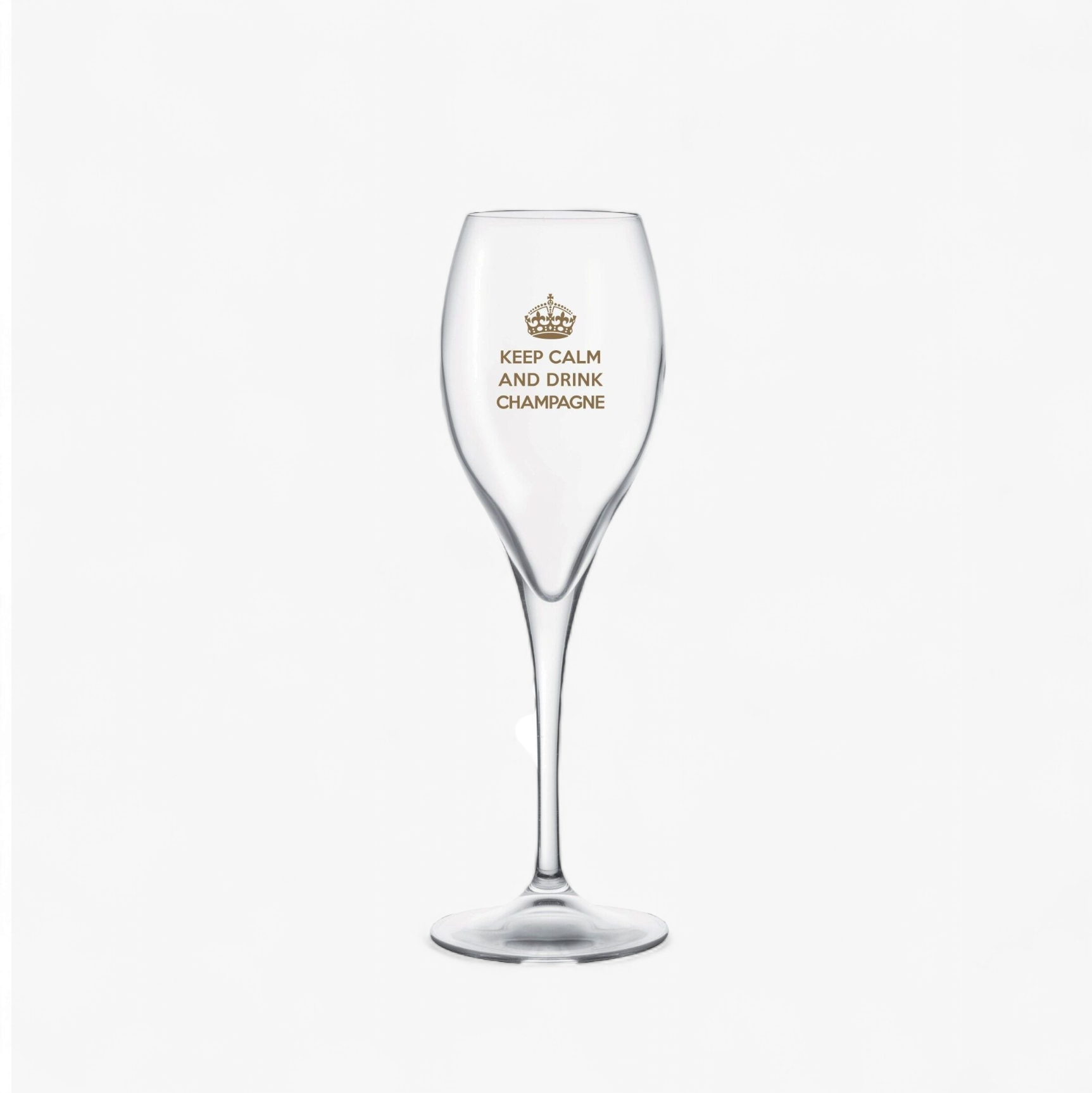6 Verres à Champagne Keep Calm – Verres Élégants 16 cl