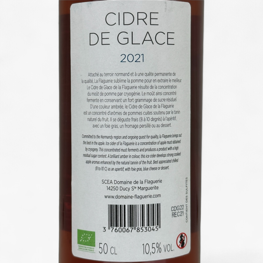 Cidre de Glace de Normandie du Domaine la Flaguerie