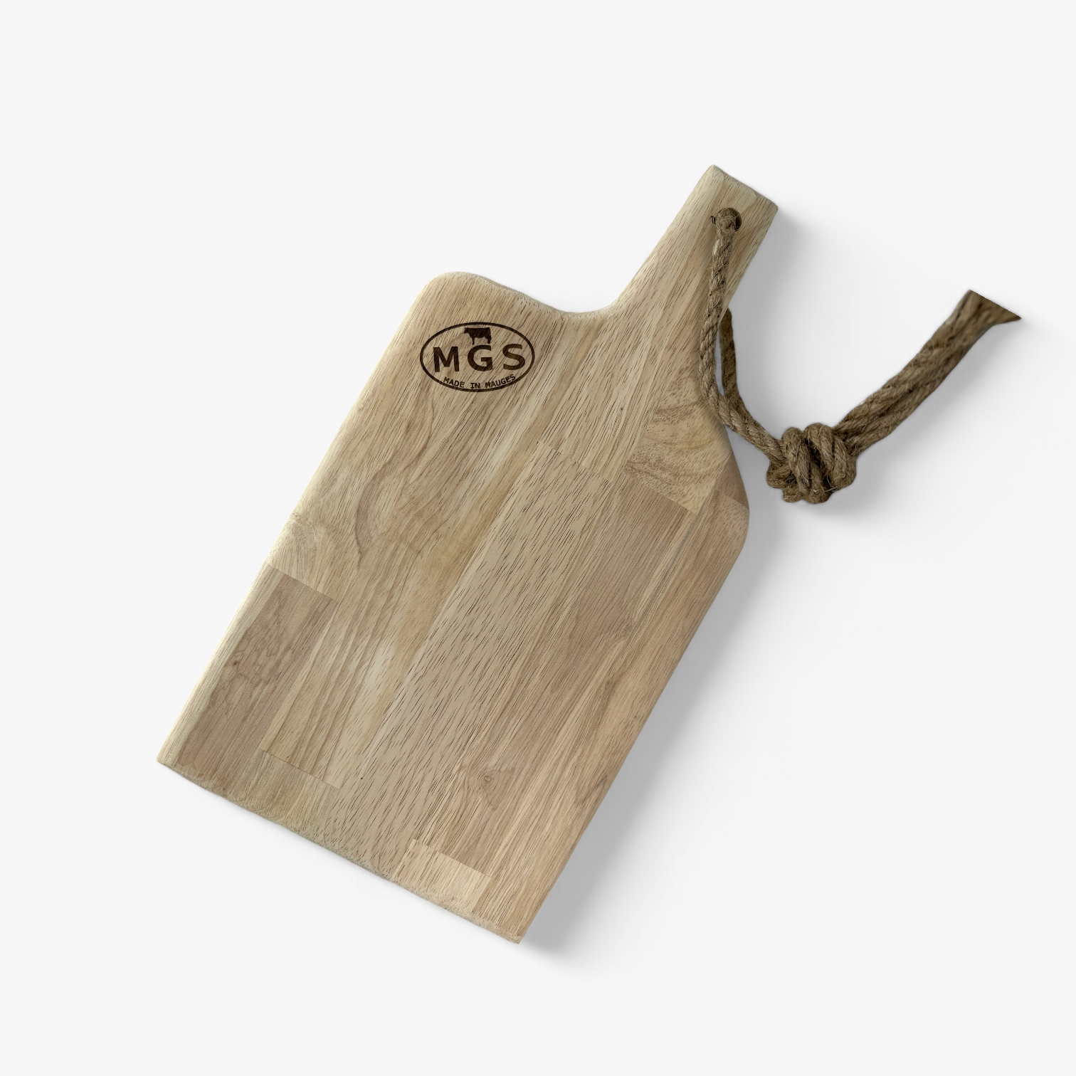 Plateau Apéritif Bois d’Hévéa – Made in Mauges 40 x 21 cm