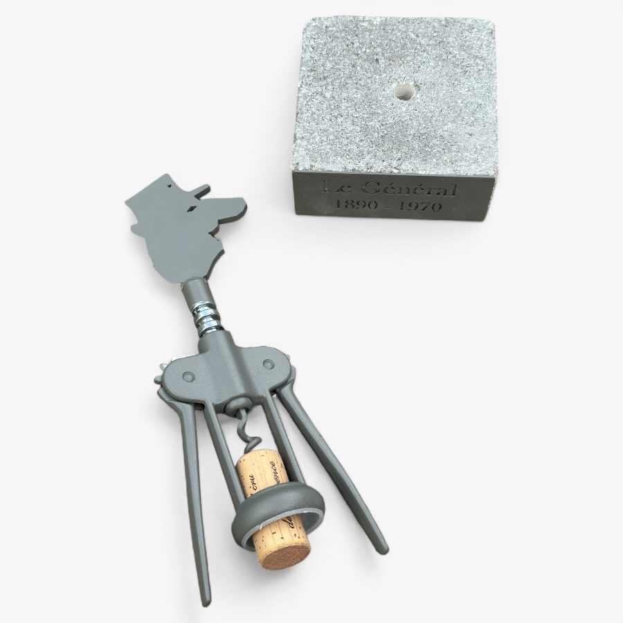 Tire-Bouchon De Gaulle/Outils Service Vin/H.20cm/STILIC FORCE