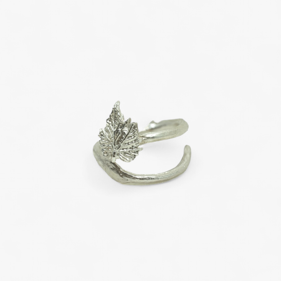 Bague Ajustable Vigne/Vin Lifestyle/Argent recyclé/Mother Nature