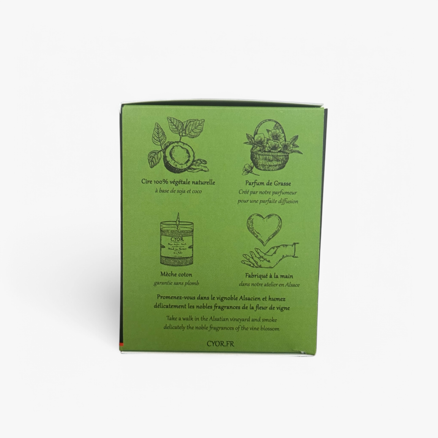 Bougie Fleur De Vigne Parfumée: Élégance et Nature en Intérieur