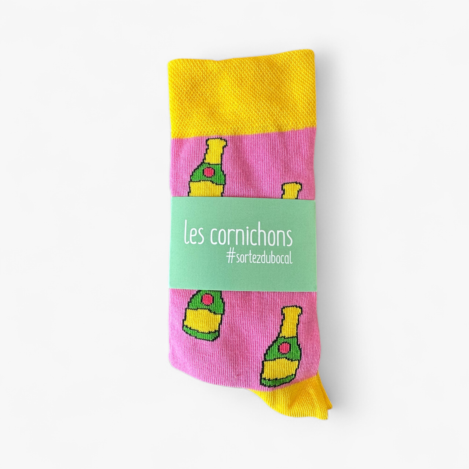 Chaussettes Amusantes pour Femme, Bouteilles de Champagne