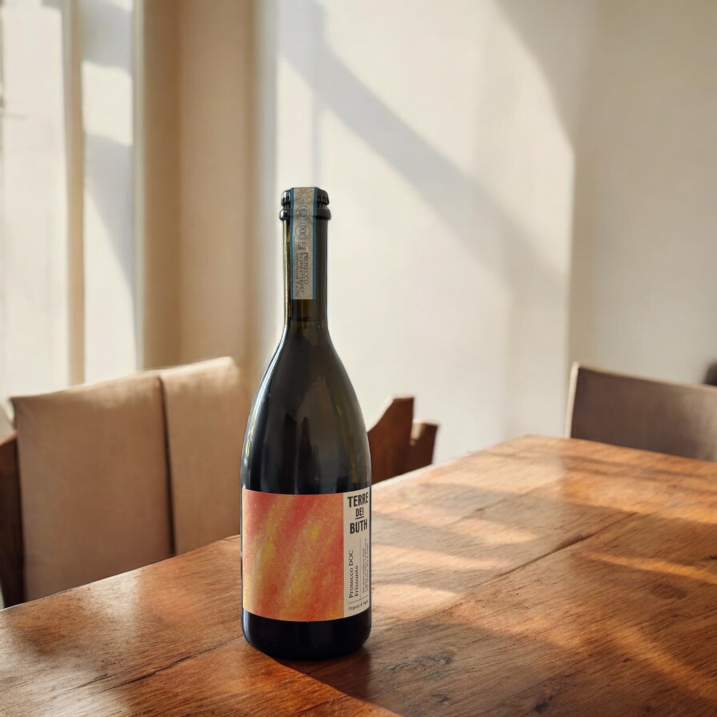 Prosecco DOC Frizzante, Vin Blanc Bio Italien Effervescent