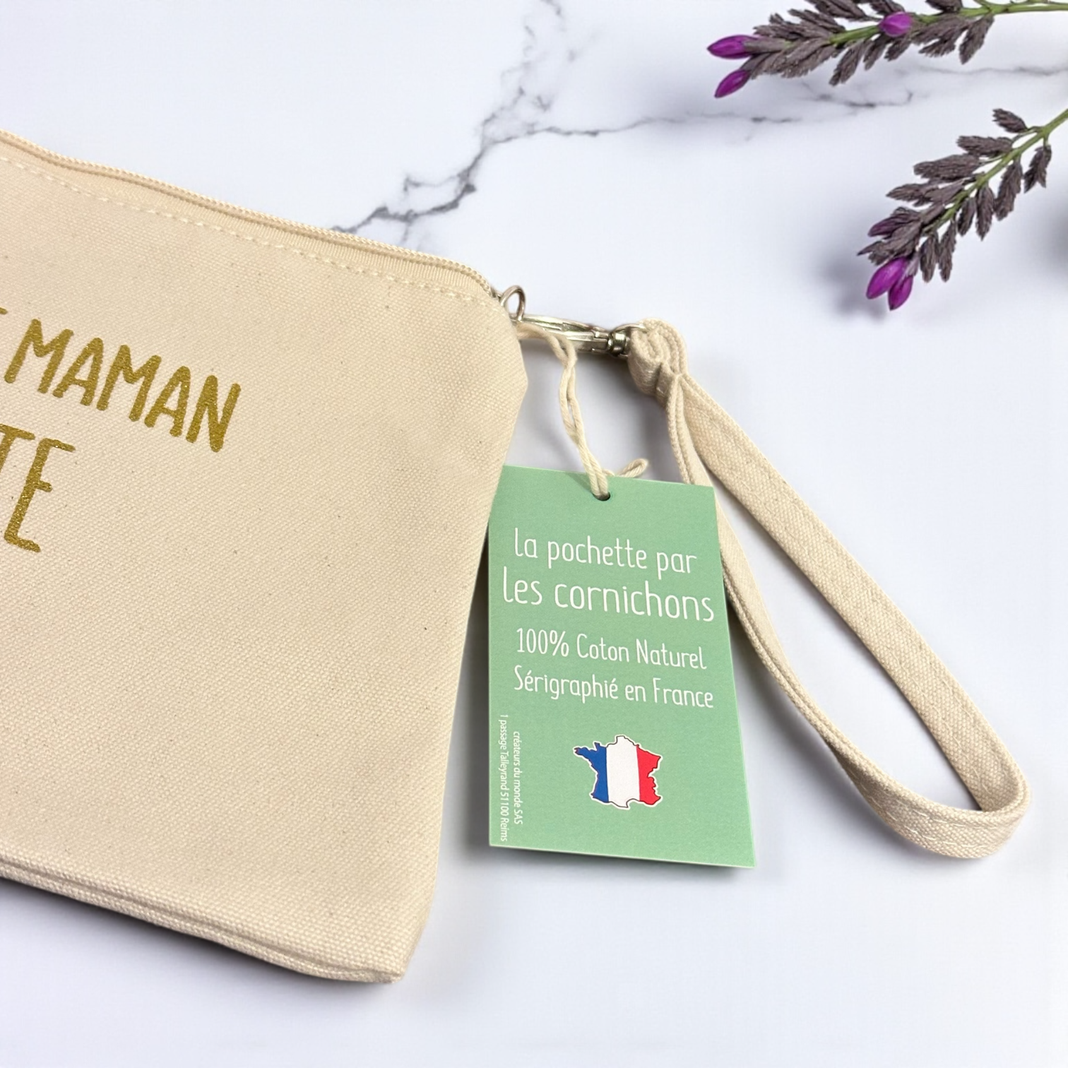 Pochette Zippée Femme pour Maman Pétillante – Idée Cadeau