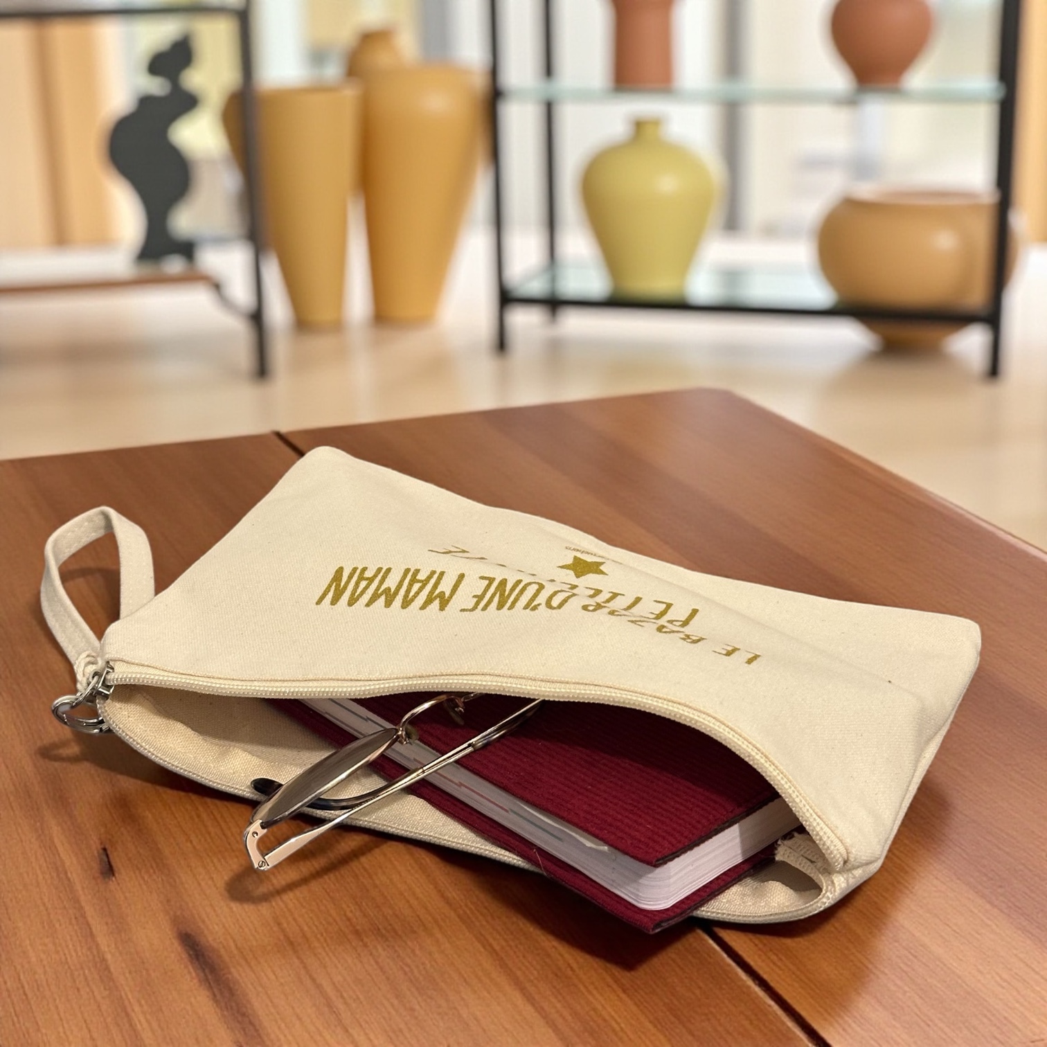 Pochette Zippée Femme pour Maman Pétillante – Idée Cadeau