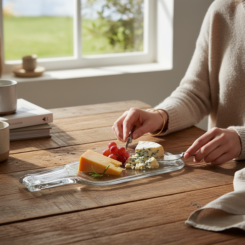 Bouteille Aplatie Translucide en Verre 75 cl – Service Apéro