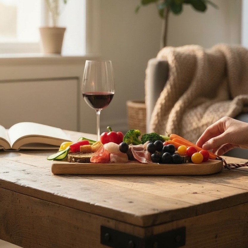 Planche Tapas en Chêne Massif français, la Star de l’Apéro