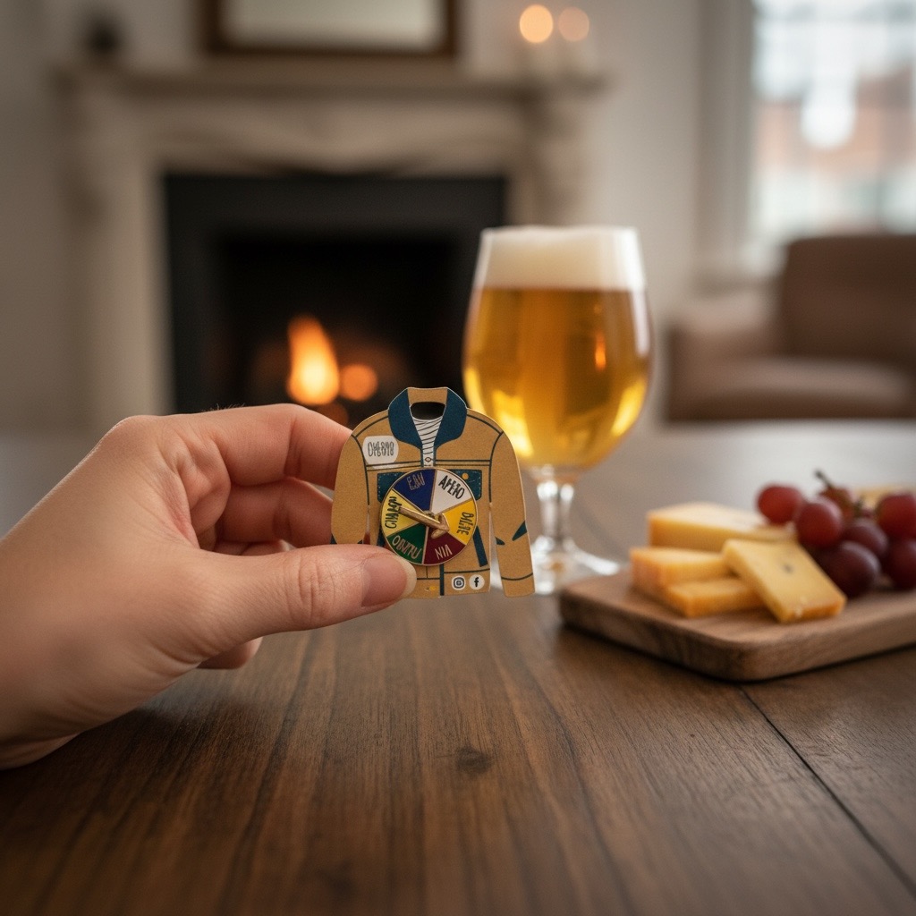 Pin’s Apéro Original – Broche métal doré à Flèche Tournante