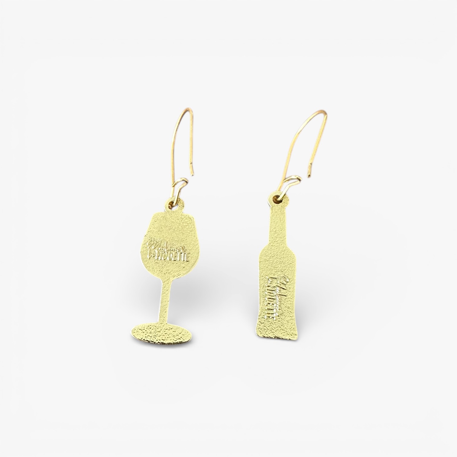 Boucles d’oreilles métal doré, Un Spritz SVP – Bijou Apéro