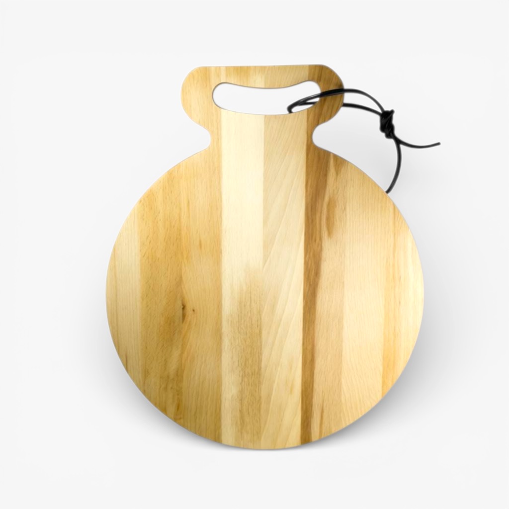 Plateau Apéro Bois Rond en Hêtre, Planche Artisanale