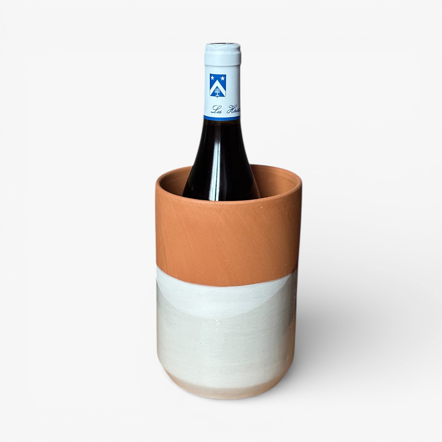 Rafraîchisseur Bouteille Terre Cuite et Faïence, 4 Coloris