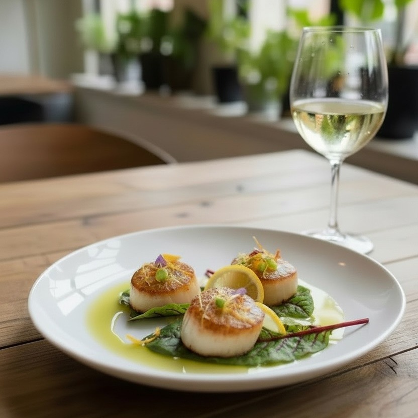 Quels vins avec des Saint-Jacques Poêlées au Citron ? Recette incluse !
