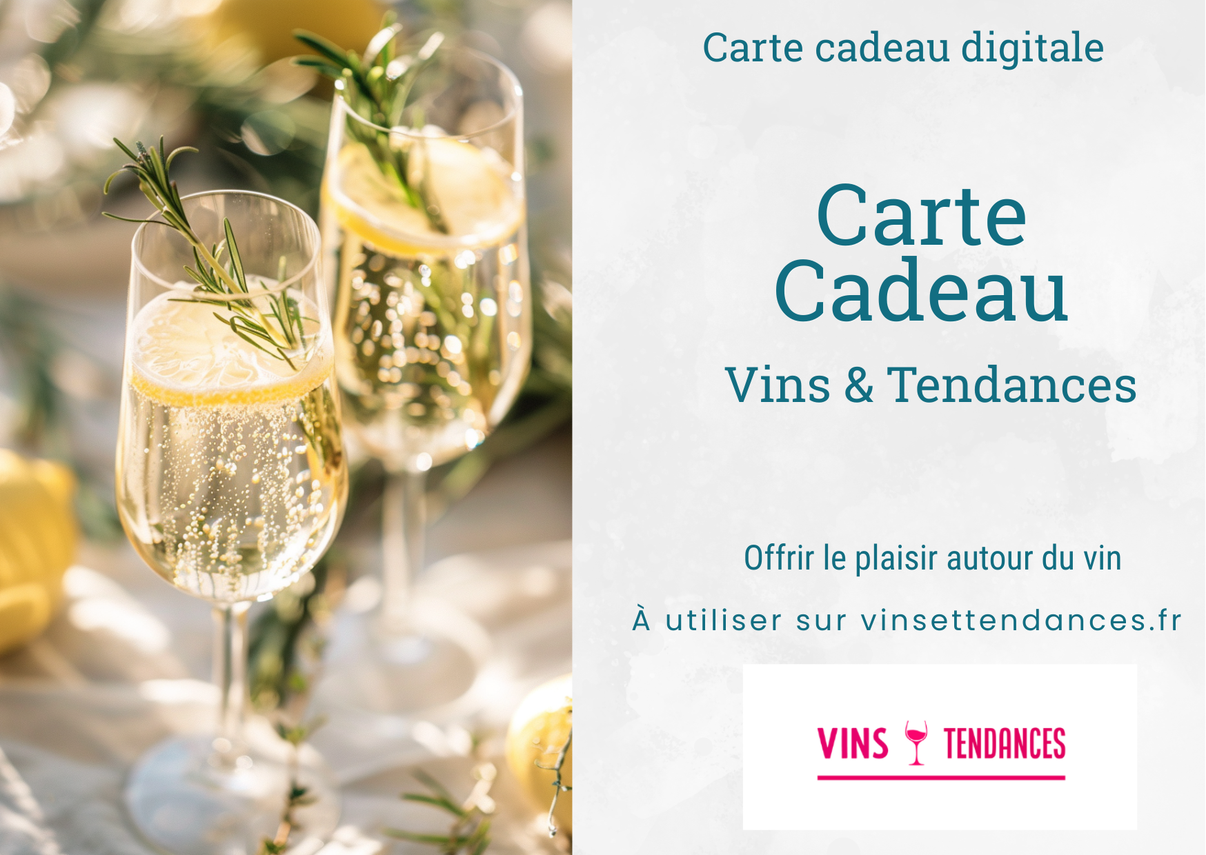 Carte cadeau Vins et Tendances