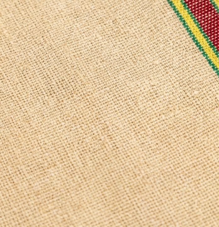 Tissu du torchon champagne vue de près