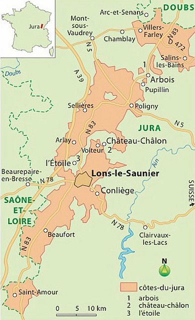 carte du jura
