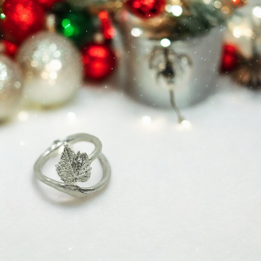 bague ajustable vigne vin lifestyle argent recycle mother nature