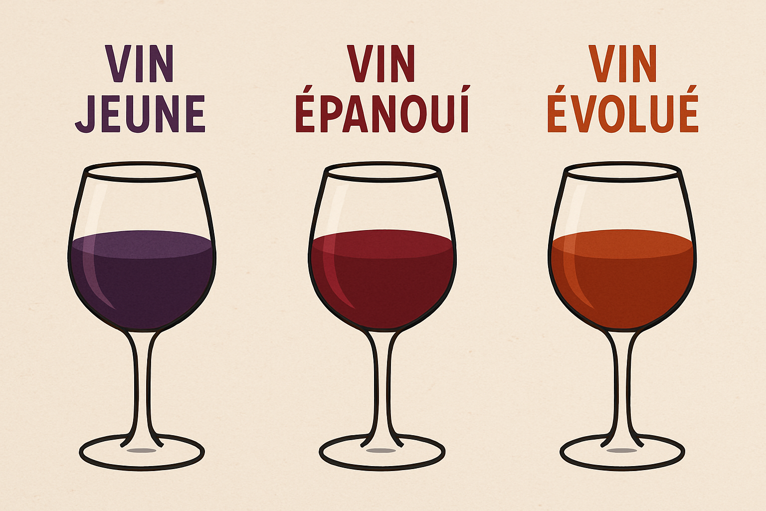 la robe du vin rouge tuilee comprendre sa signification