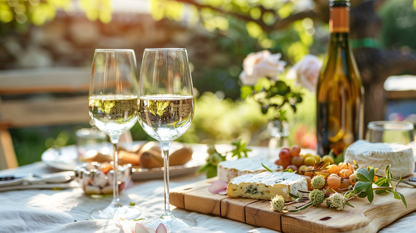 u7373647753 spring outdoor aperitif scene elegant table with 97693979 e04c 4325 910c 8b1f37cd01fc 3