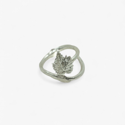 Bague Ajustable Vigne/Vin Lifestyle/Argent recyclé/Mother Nature