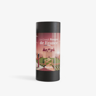Coffret Dégustation – 4 Grands Vins Rouges Français en Tubes
