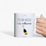 Mug Anniversaire femme humour/Vins Lifestyle/33 cl/Les Cornichons