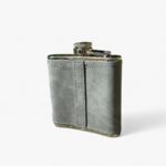Flasque Alcool Cuir Gris/Flasques à alcool/ 150 ml /COWstyle