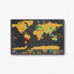 Carte du Monde à Gratter /Vins