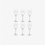 Flûtes Champagne “Champagne s’il vous plaît” – Lot de 6