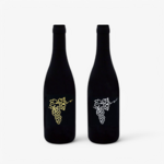 Chaussettes de Dégustation Vin à l'Aveugle-Motif Raisin