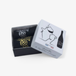Chaussettes de Dégustation Vin à lAveugle-Motif Raisin