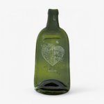 PLATES illustrées Coeur - Bouteille Verte 75 cl