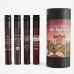 Coffret Dégustation – 4 Grands Vins Rouges Français en Tubes