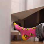Chaussettes Amusantes pour Femme, Bouteilles de Champagne