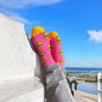 Chaussettes Amusantes pour Femme, Bouteilles de Champagne
