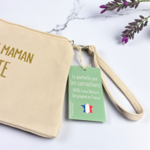 Pochette Zippée Femme pour Maman Pétillante – Idée Cadeau