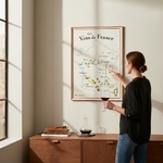 Carte des Vins de France à Gratter : Explorez et Dégustez