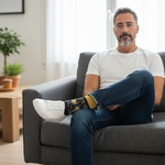 Chaussettes Humour Homme – “T’es pas vieux, t’es millésimé”
