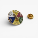 Pin’s Apéro Original – Broche métal doré à Flèche Tournante