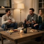 Chaussettes de Dégustation Vin à lAveugle-Motif Raisin