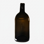 Plat apéritif bouteille brune recyclée vue de face