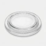 Sous verre transparent issu dune bouteille vin recyclé